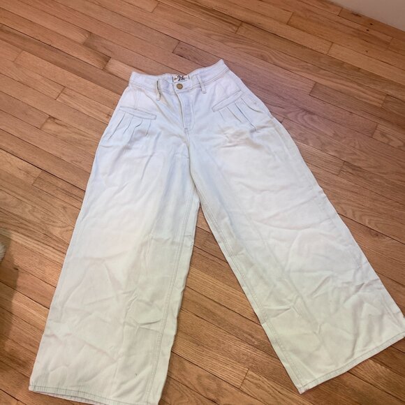 065 Free People Charlie Wide-Leg Jeans New without Tags Sizes 28/29 Avail - Picture 3 of 6